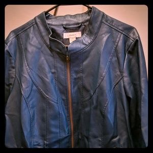 CJ Banks imitation leather jacket
